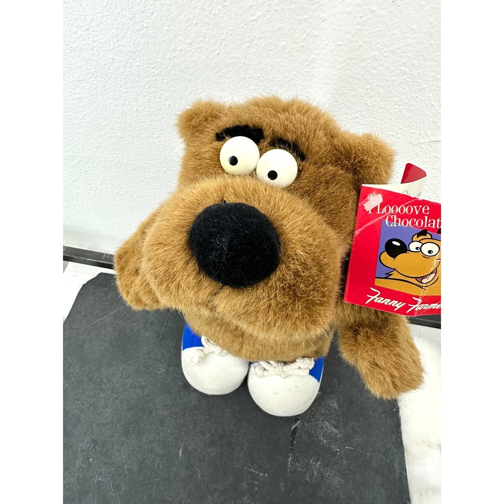 Vintage Sid Bear Fannie Farmer Chocolate 10" plush stuffed animal - Picture 8 of 9